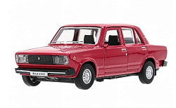 380528 Машина металл LADA ваз-2105 1997 12 cm, двери, багаж, инерц., кор. Технопарк в кор.2*36шт