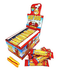 ТДГ Мармелад жевательный "HOT DOG" 18гр*12 бл / 36 шт,