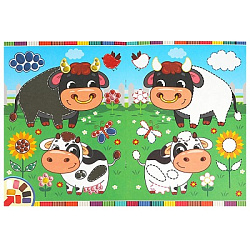 Домашние животные. Рисуем пластилином. 210х285 мм. Скрепка. 8 стр. Умка в кор.50шт