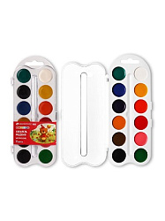 Акварель " Цветик "  12цв медовая, без кисти, пластиковая упаковка, европодвес