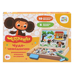 Игрушка деревянная СОЮЗМУЛЬТФИЛЬМ чудо-чемоданчик, коробка Буратино в кор.30шт