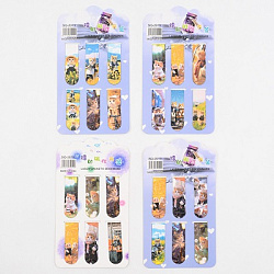 Закладка д/книг магн. 6шт КОТЫ арт.7142 (1/45/900наб)