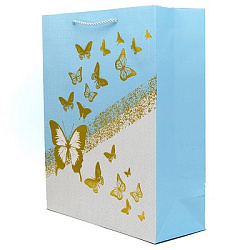 Пакет БАБОЧКА фольга 26*32*10см арт.1842M (1/12/480шт)