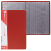 Папка А5 20файлов " InФормат " красный пластик, карман