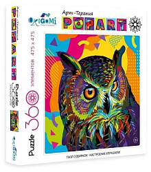 Арт-терапия.Пазл.360Эл.Поп-арт.Сова.05373