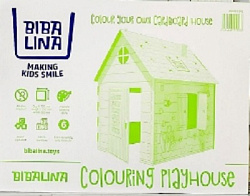 ДОМИК ИЗ КАРТОНА COLOURING PLAY-HOUSE 25278