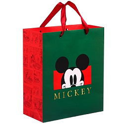 Пакет ламинированный вертикальный, "Mickey" Микки Маус, 23х27х11 см 9286102   