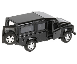 271521   Машина металл LAND ROVER DEFENDER 12см, открыв. двери, инерц, черный, в кор. Технопарк в ко