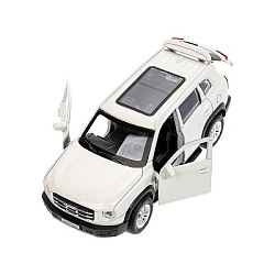 Машина металл HAVAL haval dargo,дл 12 см, дв,багаж,инер, серебристый, в кор. Технопарк в кор.2*36шт