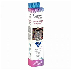 Алмазные узоры. Серия Арт-терапия. Ночной волк. 30*30см арт. 06089