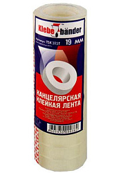 Скотч " Klebebander " 19мм*10м 40мк прозрачный