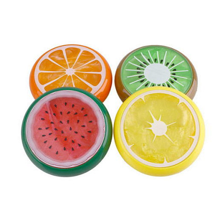 Лизун в баночках фрукты