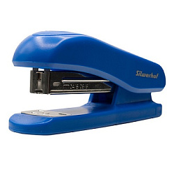 Степлер №24/6, 26/6 на 20л " Silwerhof " 100скоб пластик/металл, два режима скрепления скоб, глубина