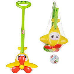 Игрушка-каталка STELLAR Самолет желтый