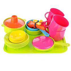 Набор посуды столовый "Сели поели" (в сетке, 31 дет.)