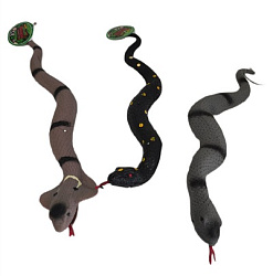 Резиновая змея в уп.12 шт (6682)