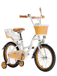 Велосипед двухколёсный ФАНТАЗИЯ. Бежевый. Колёса 16 дюймов(арт. ВЛ-2819)