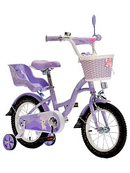 Велосипед двухколёсный ФАНТАЗИЯ. Сиреневый. Колёса 14 дюймов (арт. ВЛ-2811)