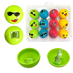 Точилка " KWELT " пластиковая Smile 1 отверстие, с контейнером, цвет ассорти, пластиковая упаковка