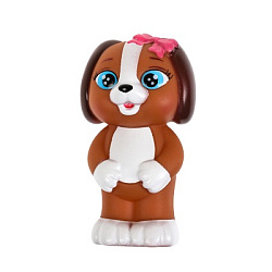 Игрушка для ванны коко 8 см, в сетке, КАПИТОШКА в кор.2*240шт