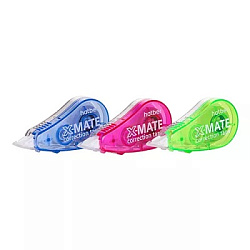 Корректирующая лента " Hatber " X-Mate Mini 5мм*6м, пакет, европодвес, 10702070/141024/5081825/2    