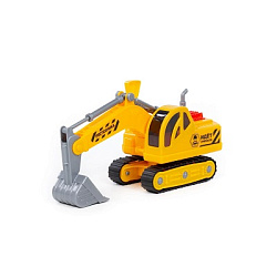 Гусеничный экскаватор "Профи" (со светом и звуком) (в сеточке)