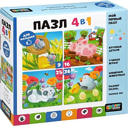 Baby Games. Набор.4в1.9-16-25-36 Эл. Милые животные.06838