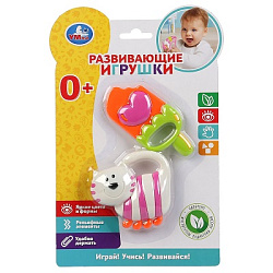Развивающие игрушки котик и мороженое на блист Умка в кор.2*72шт