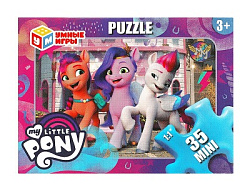 367478 My Little Pony. Пазлы классические в коробке. 35 деталей. 90х65х25мм. Умные игры в уп.32шт в 