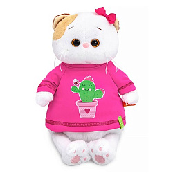 LK27-180 Игрушка Кошечка Ли-Ли в лонгсливе с кактусом