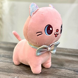 Кошка ошейник-бант перламутр, 1541-35/22