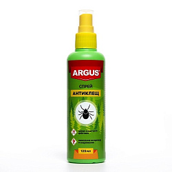 Лосьон-спрей "Argus", Антиклещ, 125 мл 724273
