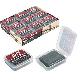 Ластик-клячка " deVente " Art 40*40*10мм прямоугольный, серый, каучук, в индивидуальной упаковке со 