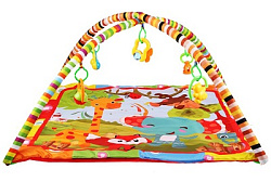 Детский игровой коврик забавный лисенок с игрушками на подвеске в пак. Умка в кор.18шт
