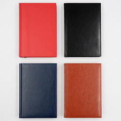 Ежедневник А5 иск.кожа 192л полудат.срез золото FLEGMATIK PRIORI арт.19525 (1/48шт)