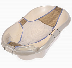 Гамак для купания новорожденных, сетка для ванночки детской, 95х56см, цвет МИКС