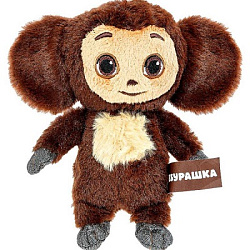 384931 Игрушка мягкая новый Чебурашка 15 см, без чипа МУЛЬТИ-ПУЛЬТИ в кор.24шт