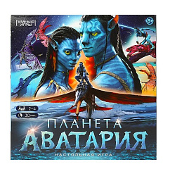 354717 Планета Аватария.  Настольная игра-ходилка квадрат. Премиум. 40 карточек. Умные игры в кор.8ш