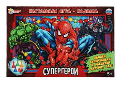 342096 Настольная игра-ходилка "Супергерои". 217х330х27мм. Умные игры в кор.20шт