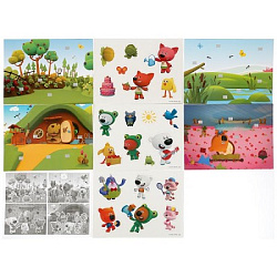 Развивающая игра с липучками Весёлые друзья. Ми-ми-мишки. в кор. 285х190х35мм. Умные игры в кор.20шт