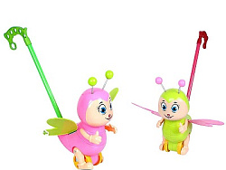 Каталка №198-18 Букашка с ручкой/пакет/32*18*38