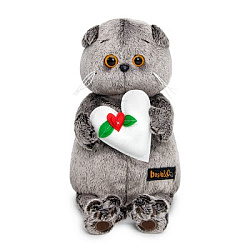 Ks25-306 Игрушка Кот Басик с весенним сердцем