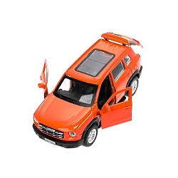 Машина металл HAVAL haval dargo,дл 12 см,дв,багаж,инер, терракотовый, в кор. Технопарк в кор.2*36шт