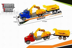 Автоэкскаватор №908-1G с прицепом инерционный/колпак/41,5*7,5