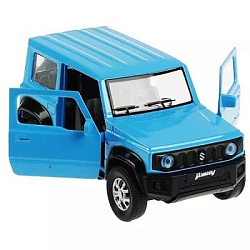 342358 Машина металл SUZUKI JIMNY 11,5 см, двери, багаж, инерц, синий, кор. Технопарк в кор.2*36шт