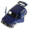Машина металл LADA 4x4 12 см, двери, багаж, инерц, синий, кор. Технопарк в кор.2*36шт