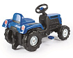 Игрушка Трактор педальный DOLU Ranchero, клаксон,  син.