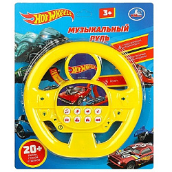 367843 Музыкальный руль 20 песен,стихов и звуков Хот Вилс на блист. Умка в кор.2*72шт