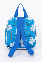Рюкзак на молнии, наружный карман, цвет синий