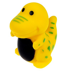 343048 Игрушка для ванны дино сетка, хенгтег КАПИТОШКА в кор.100шт